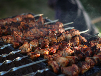 BBQ vlees in Oud Gastel